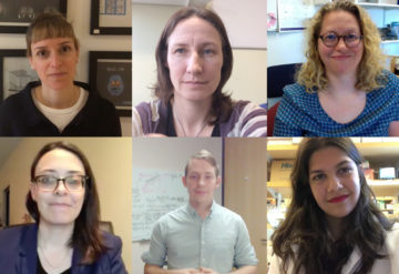 six headshots of autism researchers