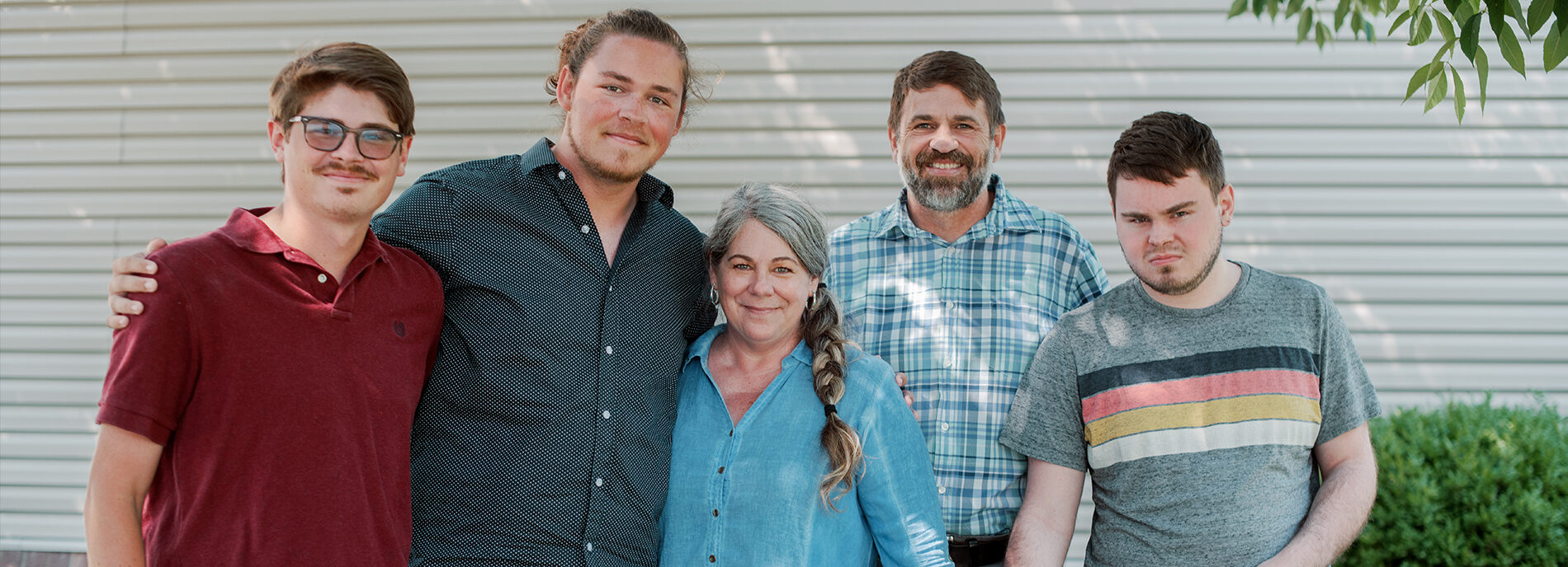 Portrait of the Lane family in Kentucky.